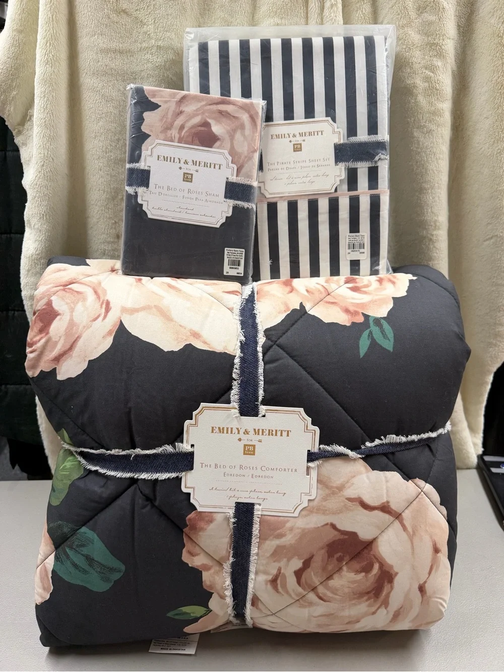 Pottery Barn x Emily Current & Meritt Elliott Comforter / Sheet Set / Sham NEW